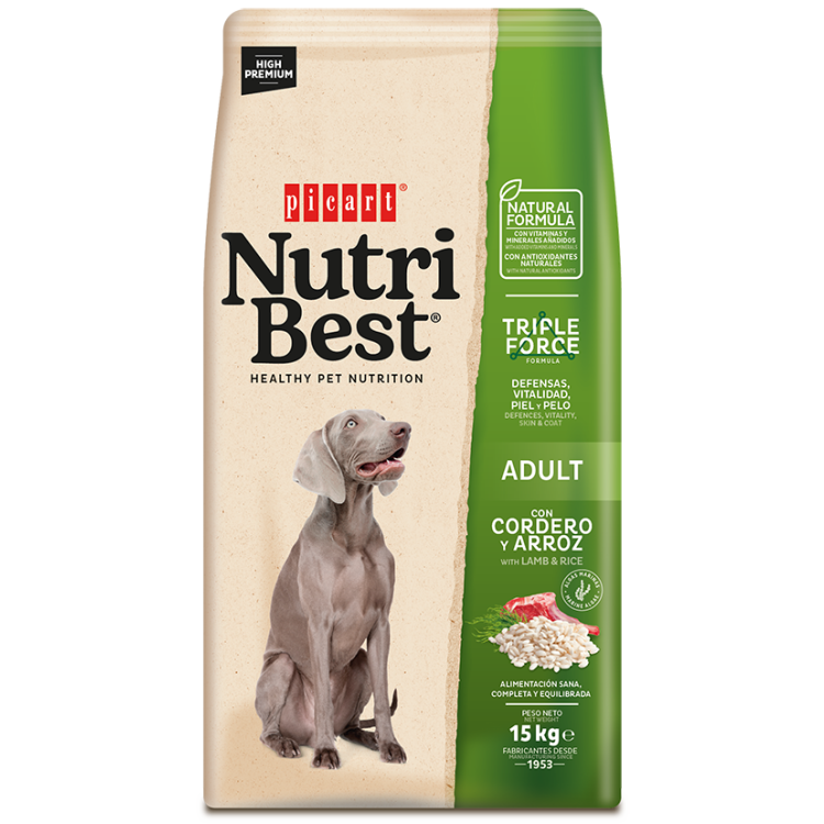 Nutribest Cordeiro & Arroz 15 kg