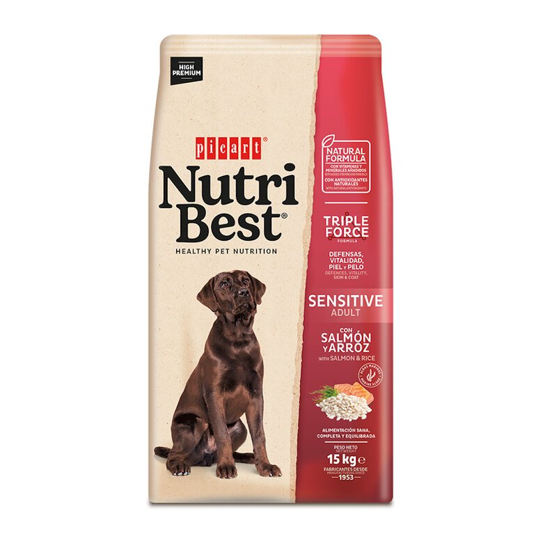 Nutribest Sensitive Salmão & Arroz 15 kg